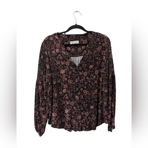 Knox Rose Blouse Size Large floral
